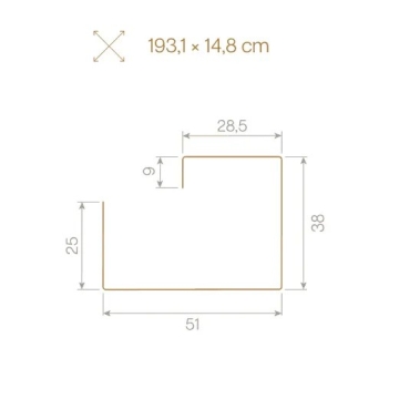 Větrací pás hřebene pro trapéz T35 F70