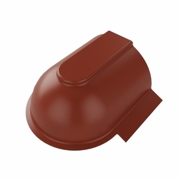 Čelo hřebenáče půlkulaté F72 PVC