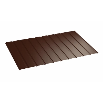Trapézový plech T8 Regular Gloss 0,7mm – RAL 8017