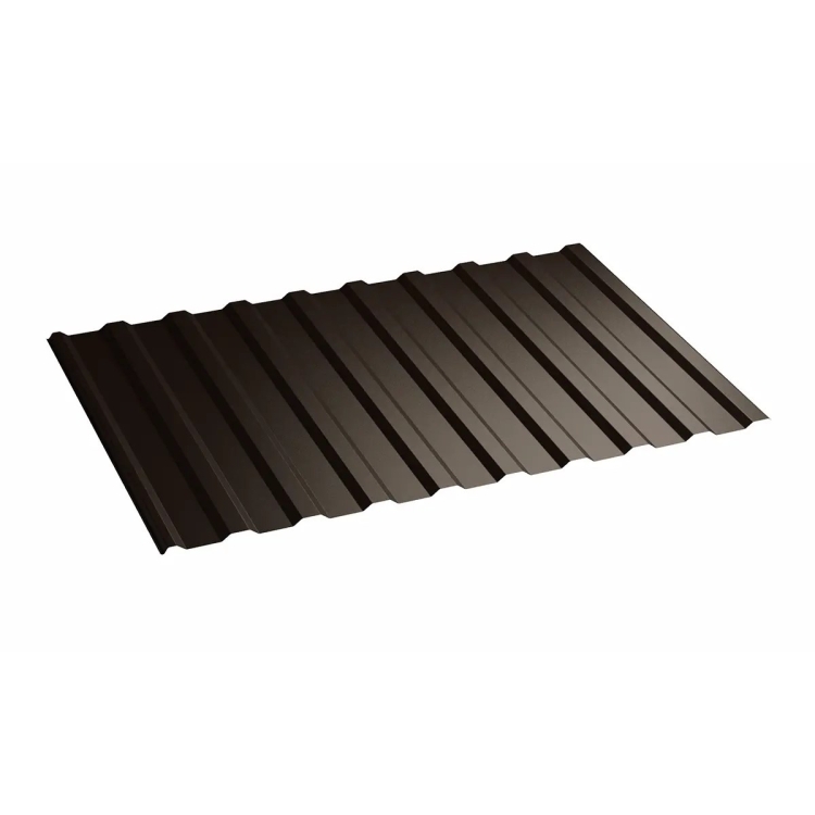 Trapézový plech T14 Regular Gloss 0,5mm – RAL 8019