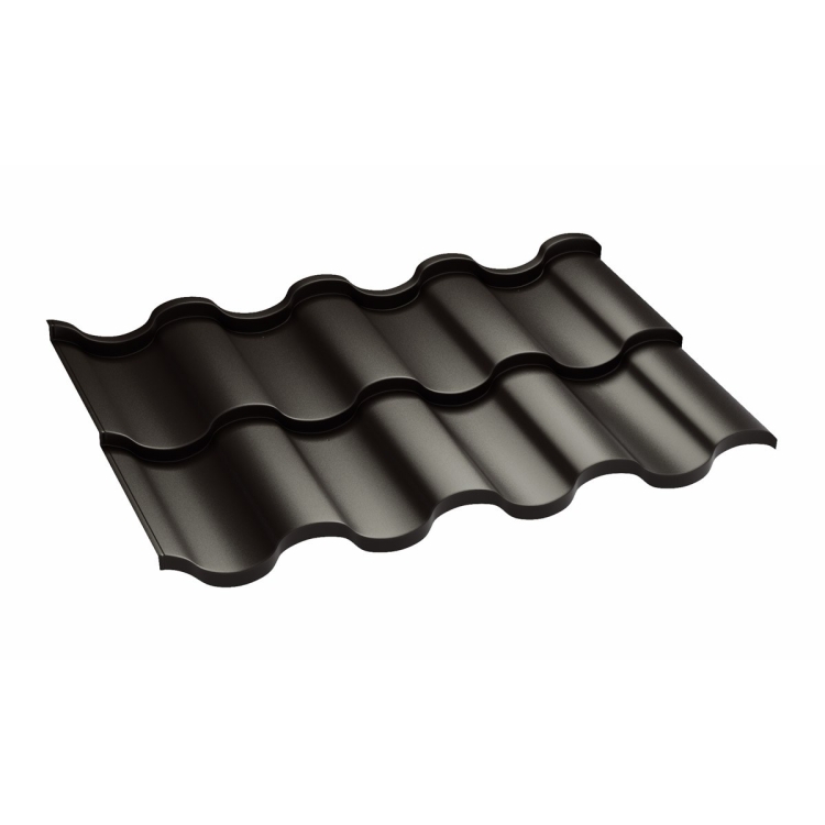 Střešní krytina CENTRO na míru Ceramic Matt BT 350 0,5mm – RAL 8019