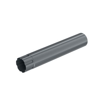 BRYZA STAL Svodová roura 3 m 90 mm antracitová