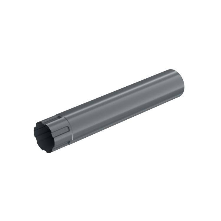 BRYZA STAL Svodová roura 3 m 90 mm antracitová