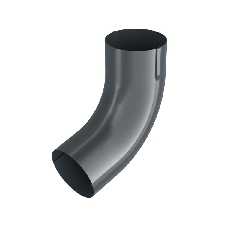BRYZA STAL Koleno svodu 90 mm antracitové