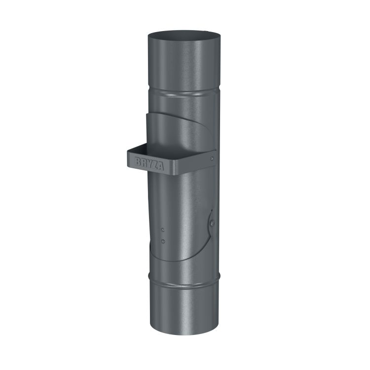 BRYZA STAL Klapka na dažďovú vodu 90 mm antracitová