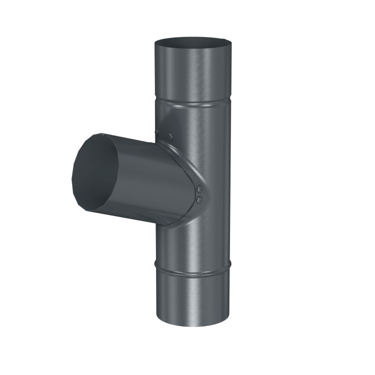 BRYZA STAL Odbočka zvodu 90 mm antracitová