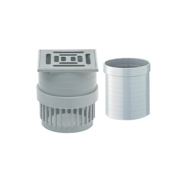 Balkonová mřížka se sítem pro vpusť COMPACT