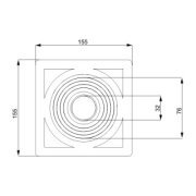 Prostupová manžeta EPDM 32/76 mm