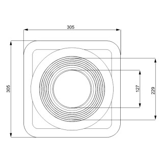 EPDM culvert sleeve 127/229 mm