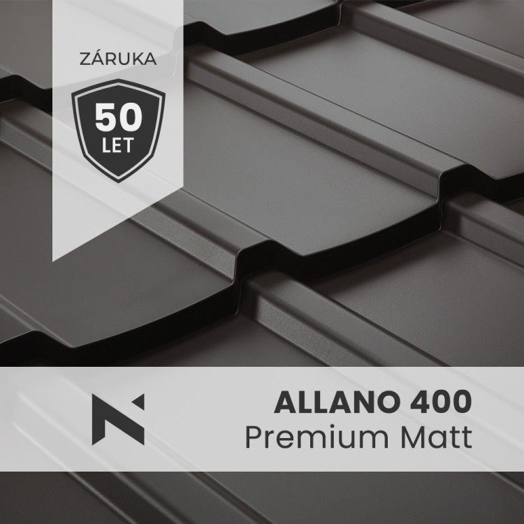 ALLANO 400 Prémium matt tetőcserép