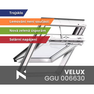 Dálkově ovládané střešní okno Velux Solar GGU 006630