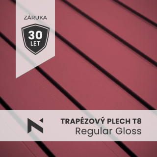 Blacha trapezowa T8 Regularny połysk 0,5 mm