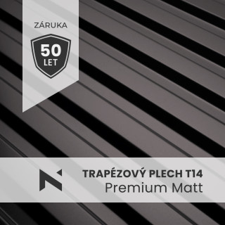 Trapézový plech T14 Premium Matt