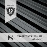Trapézový plech T18 Aluzinek 0,5 mm