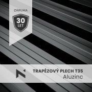 Trapézový plech T35 Aluzinek 0,5mm