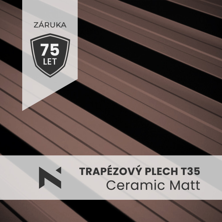 Blacha trapezowa T35 Ceramic Matt BT 350 0,6 mm