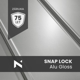 SNAP LOCK Alu-Glanzdachziegel