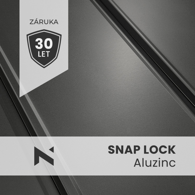 Strešné krytiny SNAP LOCK Aluzinek Strešné krytiny SNAP LOCK Aluzinek