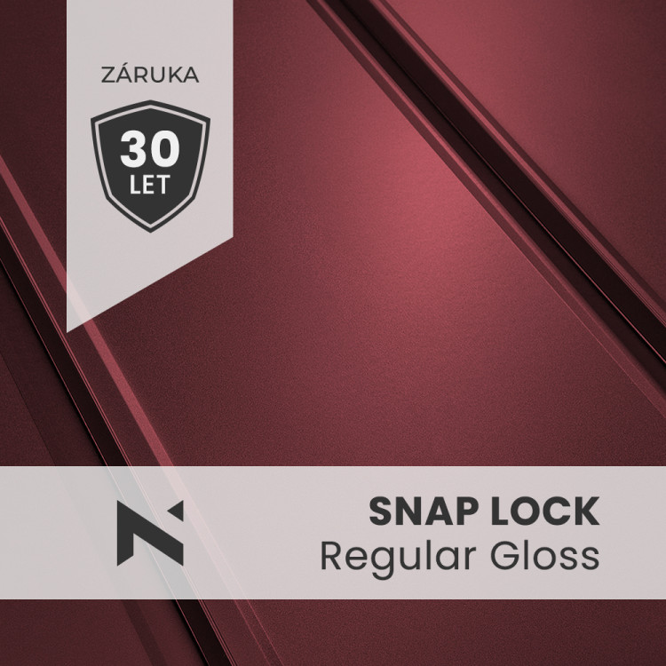 SNAP LOCK normál fényes tetőcserép 0,5mm