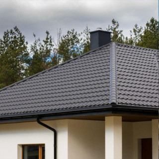 Bratex PLATINO Pural Matt BT 350 sheet metal roofing - Durability and Elegance | Shop Online