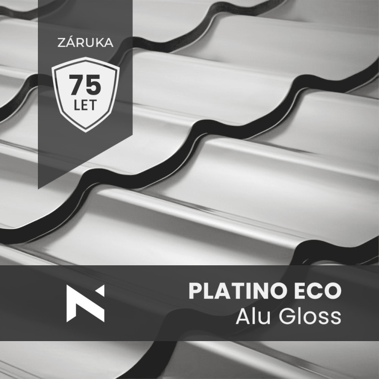Střešní krytina PLATINO ECO Alu Gloss