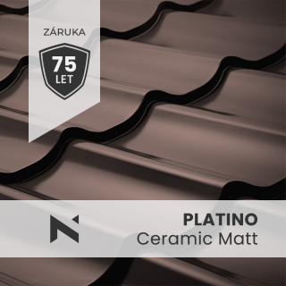 Dachówka ceramiczna matowa PLATINO BT 350 0,5 mm