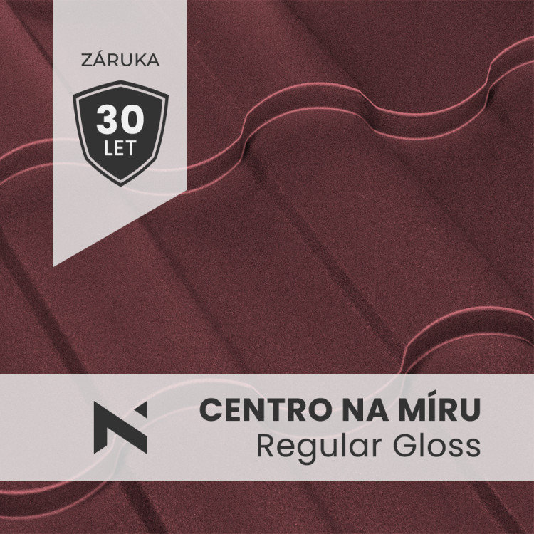 Tetőfedő CENTRO Testreszabott Regular Gloss 0,5mm