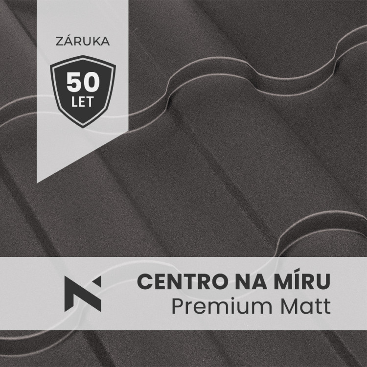 Pokrycia dachowe CENTRO na zamówienie Premium Matt