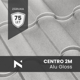 CENTRO 2M Alu glossy roof covering