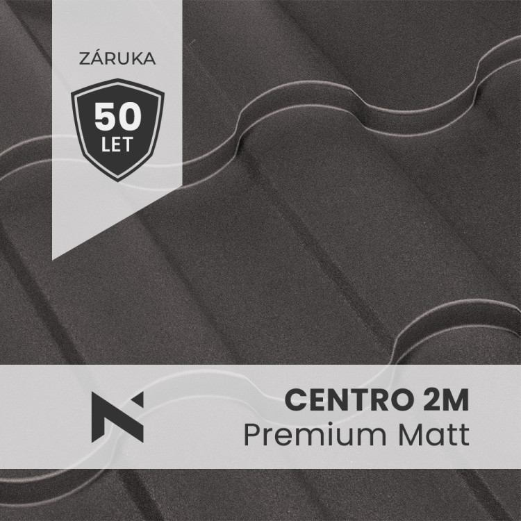 Střešní krytina CENTRO 2M Premium Matt