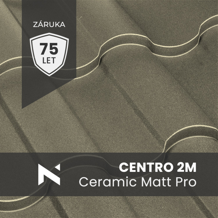 Střešní krytina CENTRO 2M Ceramic Matt Pro BT 350