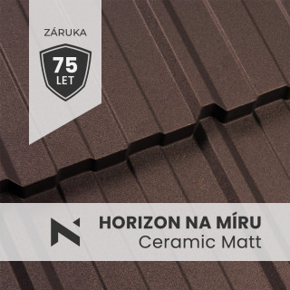 HORIZON strešná krytina na mieru Keramická matná BT 350 0,6 mm