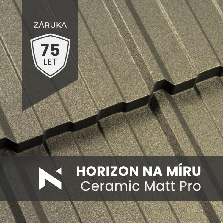 HORIZON egyedi tetőfedés Kerámia Matt Pro BT 350