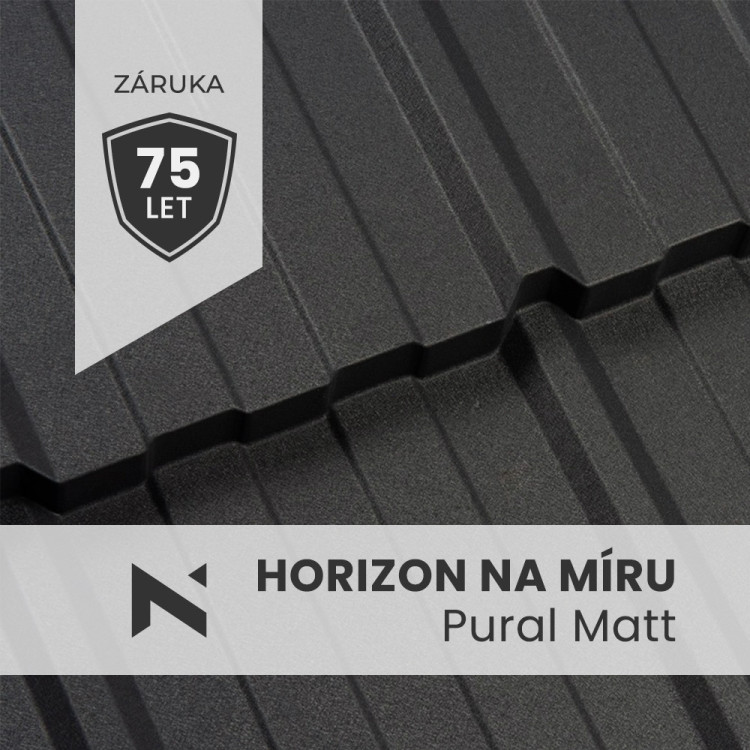 HORIZON prispôsobená strešná krytina Pural Matt BT 350