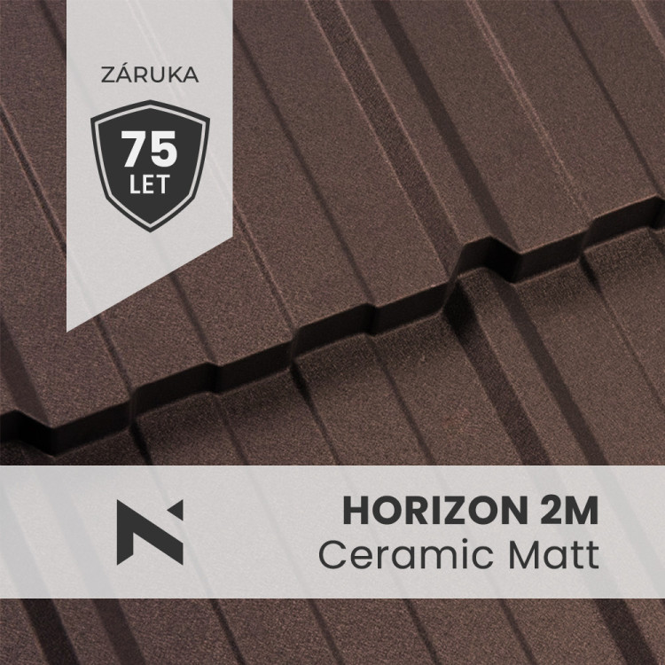 Střešní krytina HORIZON 2M Ceramic Matt BT 350 0,6mm