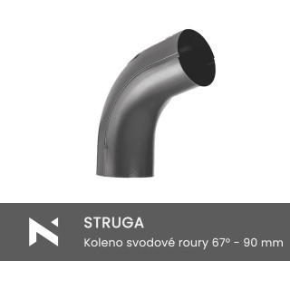 STRUGA pipe elbow 67° - 90 mm