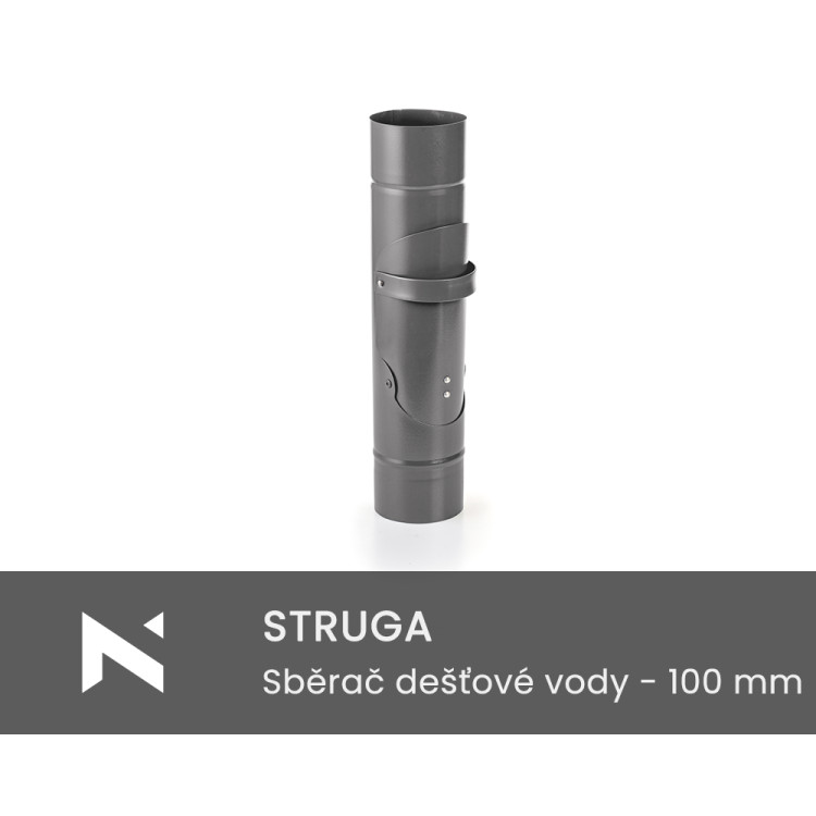 STRUGA Rainwater collector with siphon - 100 mm