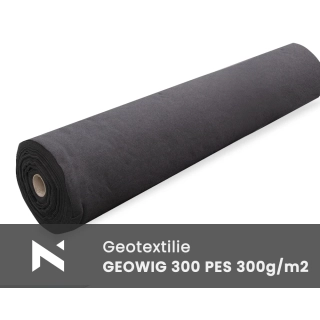Geotextilie GEOWIG 300 PES 300g/m2