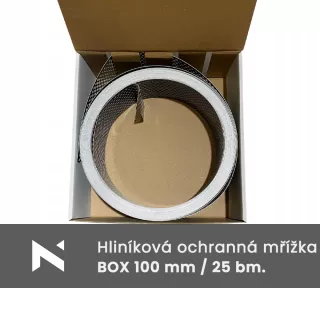 Hliníková ochranná mřížka proti ptákům 100 - 25BM RAL 7016/8017