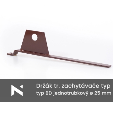 Uchwyt rurowego płotka przeciwśniegowego typ BD 350 - jednorurowy