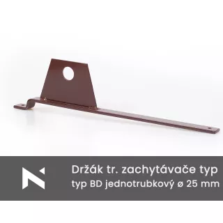 Držák trubkového zachytávače typ BD 350 - jednotrubkový