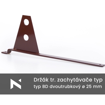 Uchwyt rurowego płotka przeciwśniegowego typ BD 350 - dwururowy