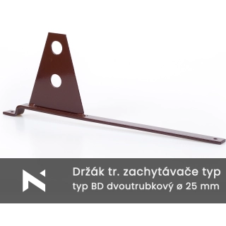 Držák trubkového zachytávače typ BD 350 - dvoutrubkový