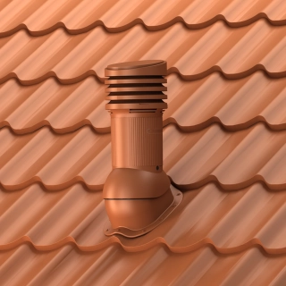 Chimenea de ventilación E25 PERFEKTA EVO tipo V Ø 125 mm con salida de condensados