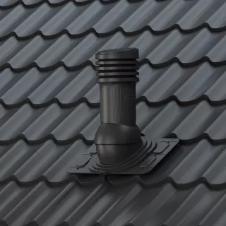 Větrací komínek E17 Uniwersal EVO Ø125 s odvodem kondezátu