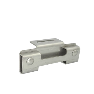 Long stainless steel bracket for solar systems - corrugated roofing