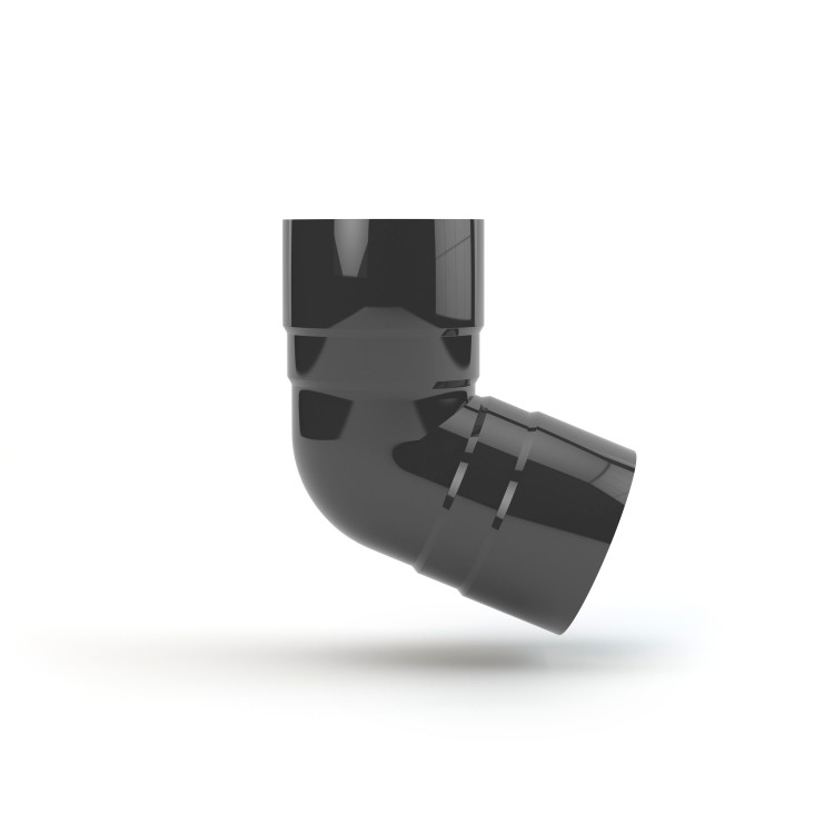 Kolano łączące 67,5° PVC 90 mm