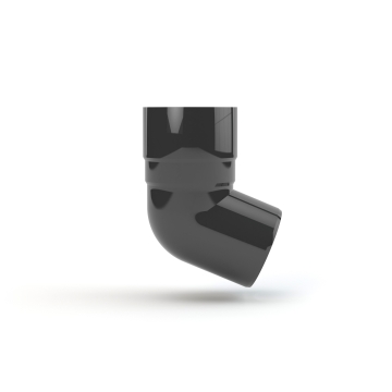 Koleno výtokové 67,5° PVC 90 mm