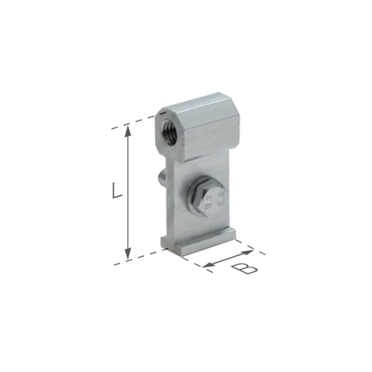 Soporte de aluminio para enchufe Soporte de aluminio para enchufe