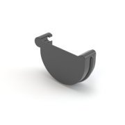 Čelo žlabové prave PVC 125 mm